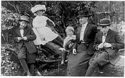 Walter, Celia, Fred, Myrtle, Edwin C. Huntington