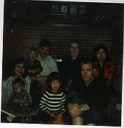 November 28th, 1974\n5th Wedding Anniversary\nBack:  ??, ??, Helen Huntington, Seiko Huntington\nFront: ??, ??, Albert Huntington, Jim Huntington